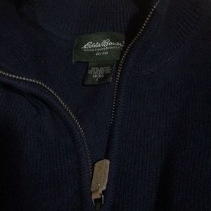 Eddie Bauer navy sweater